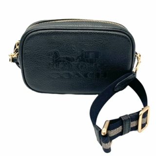 コーチ(COACH)のCOACH　コーチ　2WAYバッグ　ブラック　F79212　ショルダーバッグ　ポーチ　レザー　 肩掛け　カメラバッグ　バッグ　鞄　レザーバッグ　コンパクト　メンズ　レディース(ショルダーバッグ)