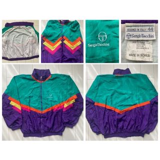 セルジオタッキーニ(Sergio Tacchini)の80s 90s sergio tacchini セルジオ タッキーニ XL(ナイロンジャケット)