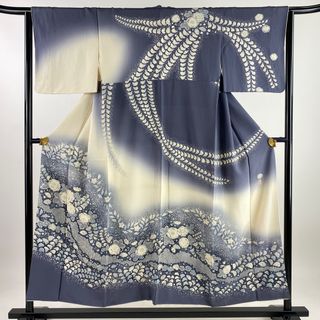 訪問着 身丈153cm 裄丈64cm 正絹 名品 【中古】(着物)