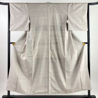 紬 身丈153cm 裄丈64cm 正絹 美品 名品 【中古】(着物)