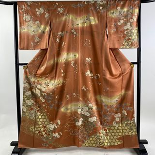 訪問着 身丈164cm 裄丈64.5cm 正絹 美品 名品 【中古】(着物)