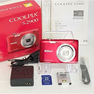 ニコン(Nikon)のNikon coolpix s2900 ニコン　デジカメ　SDカード付【2GB】(コンパクトデジタルカメラ)