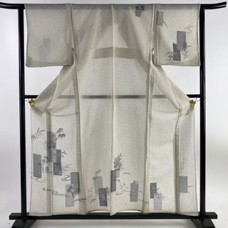 訪問着 身丈159cm 裄丈63cm 正絹 秀品 【中古】(着物)