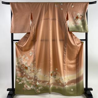 訪問着 身丈167cm 裄丈69cm 正絹 秀品 【中古】(着物)