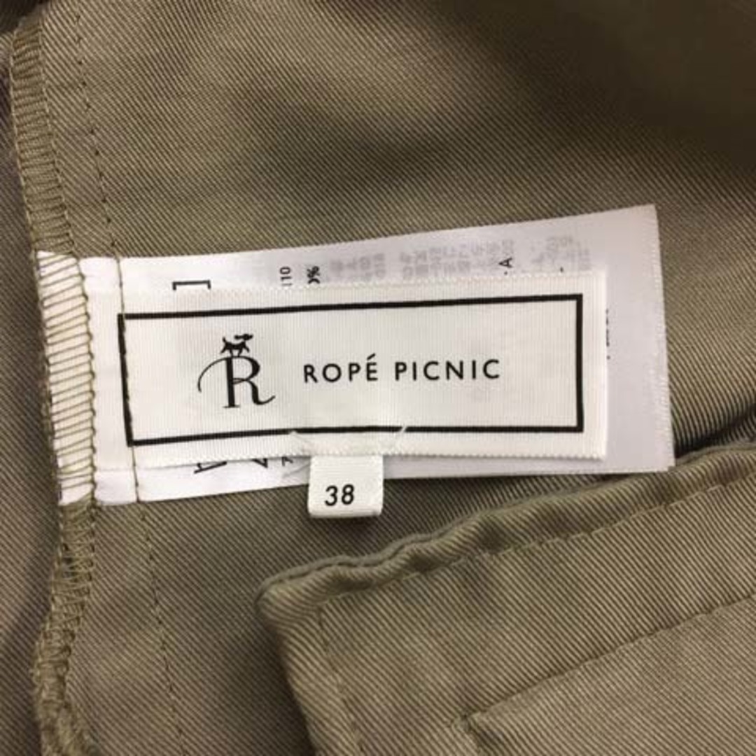 Rope' Picnic(ロペピクニック)のロペピクニック ジャケット テーラード ダブル 薄手 長袖 38 緑 ベージュ レディースのジャケット/アウター(その他)の商品写真