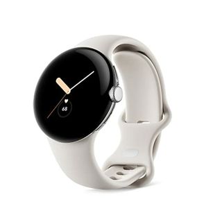 Google グーグル Pixel Watch 心拍計機能 Polished Silver ステンレス ケース / Chalk アクティブ バンド(Wifi)GA03182-TW 小(その他)