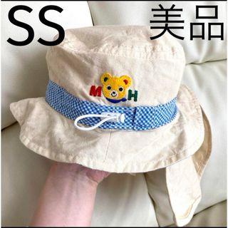 ミキハウス(mikihouse)のMIKIHOUSE SSサイズ ベビー帽子 美品(帽子)