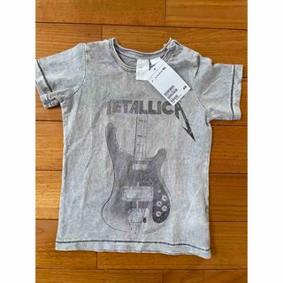 エイチアンドエム(H&M)の新品　H&M METALLICA メタリカ　バンドTシャツ　90 ベビー(Tシャツ/カットソー)