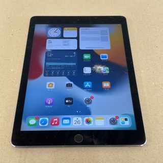 アイパッド(iPad)のiPad Air2 64GB スペースグレイ　Wi-Fi 割れあり(タブレット)