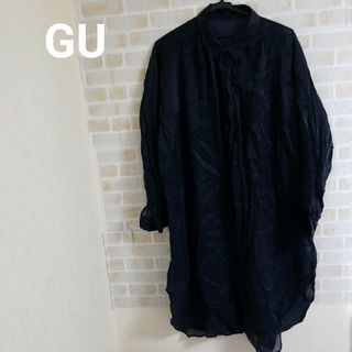 GU - GU シアーシャツワンピース