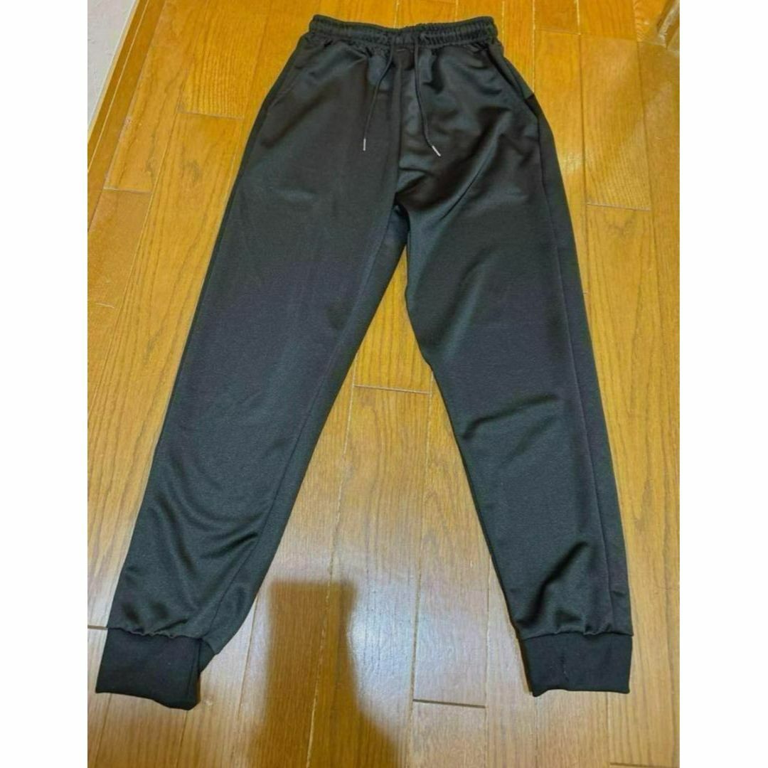 ジョガーパンツ ジャージ 男女兼用 スキニーパンツ スウェットパンツ 黒 メンズのパンツ(その他)の商品写真