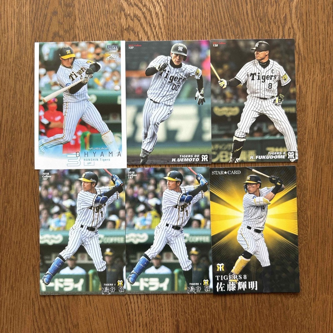 プロ野球チップスカード BBM 6枚セット 阪神タイガース エンタメ/ホビーのタレントグッズ(スポーツ選手)の商品写真