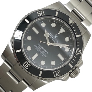 ロレックス(ROLEX)の　ロレックス ROLEX サブマリーナ― ノンデイト 114060 ブラック文字盤 SS メンズ 腕時計(その他)