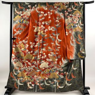 振袖 身丈165cm 裄丈65cm 正絹 美品 名品 【中古】(着物)