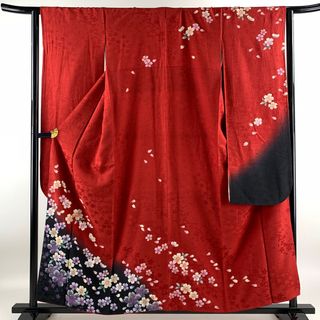 振袖 身丈157cm 裄丈64cm 正絹 名品 【中古】(着物)