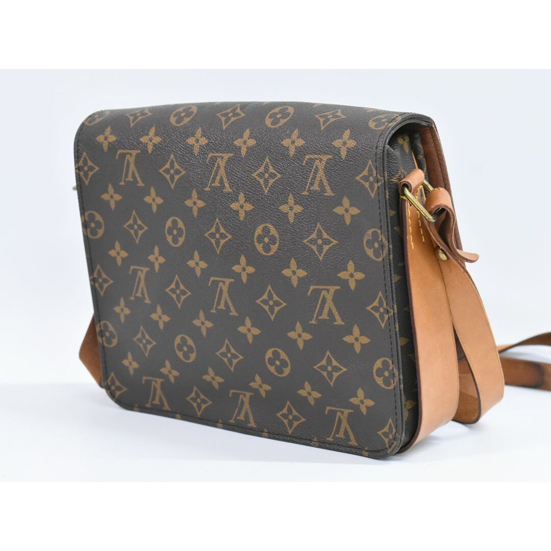 LOUIS VUITTON - 本物 ルイヴィトン LOUIS VUITTON LV カルトシエール 26 GM モノグラム ショルダーバッグ  ポシェット ブラウン M51252 Cartouchiere ビトン バッグ 中古の通販 by BRAND BOX byHIRAKOBA｜ルイヴィトン ならラクマ