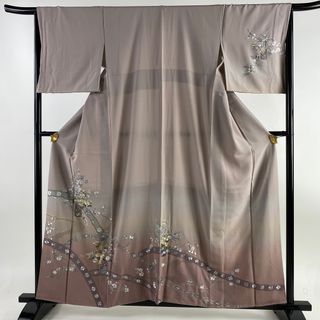 訪問着 身丈158cm 裄丈65.5cm 正絹 名品 【中古】(着物)