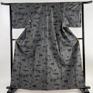 大島紬 身丈163cm 裄丈64.5cm 正絹 美品 名品 【中古】(着物)