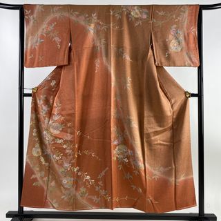 訪問着 身丈152cm 裄丈65cm 正絹 美品 名品 【中古】(着物)