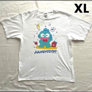 サンリオ(サンリオ)のused  サンリオ　ハンギョドン　Tシャツ　キャラT   半袖　白　ホワイト(Tシャツ(半袖/袖なし))