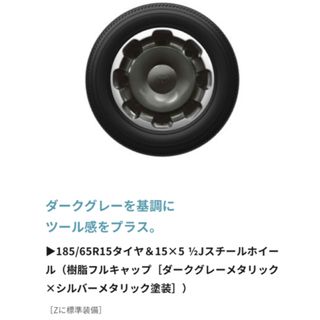 トヨタ(トヨタ)の新型シエンタ 15インチ 純正 ホイールキャップ 鉄チンホイール(ホイール)