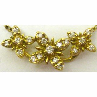 Vendome Aoyama - 極美品ヴァンドーム青山K18 18金チェーン ダイヤプチ ネックレス0.11ct