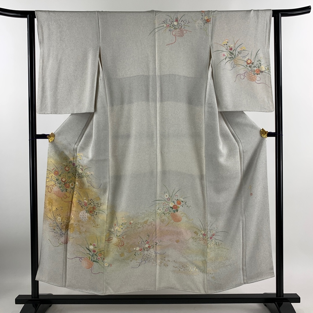 訪問着 身丈150cm 裄丈62cm 正絹 名品 【中古】 レディースの水着/浴衣(着物)の商品写真