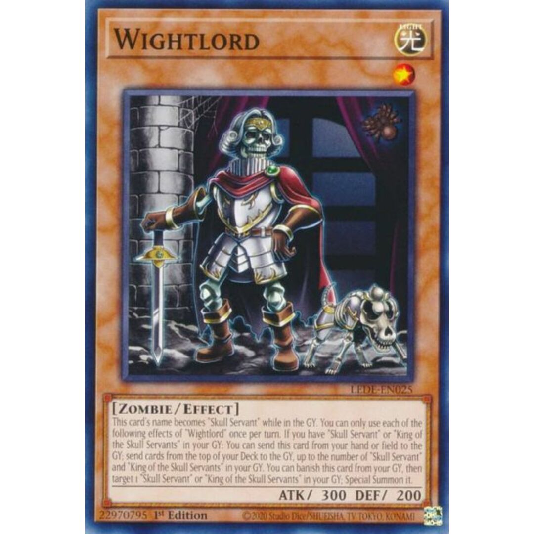 遊戯王 LEDE-EN025 ワイトロード Wightlord (英語版 1st Edition ノーマル) Legacy of Destruction エンタメ/ホビーのアニメグッズ(その他)の商品写真