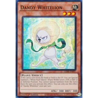 遊戯王 LEDE-EN097 ダンディ・ホワイトライオン Dandy Whitelion (英語版 1st Edition スーパーレア) Legacy of Destruction(その他)