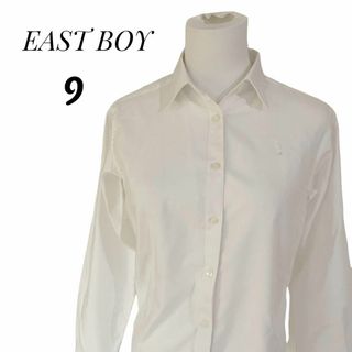 イーストボーイ(EASTBOY)のEASTBOY  イーストボーイ　レディース　長袖　シャツブラウス 【9】白(シャツ/ブラウス(長袖/七分))