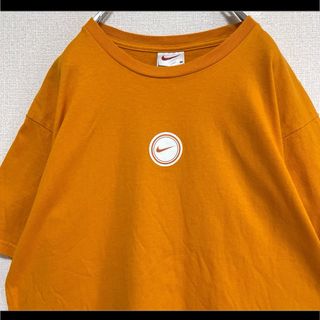 NIKE ナイキ Tシャツ 半袖 オレンジ USA製 M 丸胴