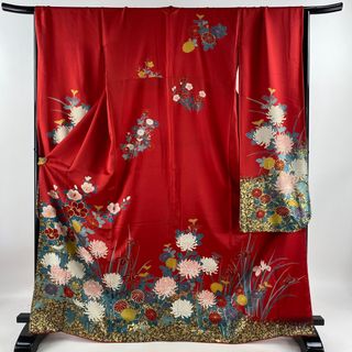 振袖 身丈166.5cm 裄丈68cm 正絹 美品 名品 【中古】(着物)