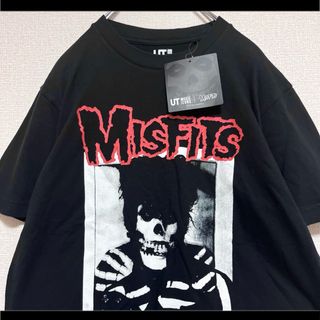 ユニクロ(UNIQLO)の未使用タグ付 UNIQLO ユニクロ Tシャツ MISFITS ミスフィッツ(Tシャツ/カットソー(半袖/袖なし))