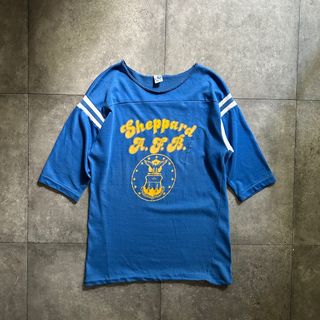 ヴィンテージ(VINTAGE)の70s artex アルテックス フットボールtシャツ USA製 M USAFA(Tシャツ/カットソー(七分/長袖))