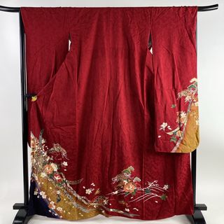 振袖 身丈166cm 裄丈66cm 正絹 名品 【中古】(着物)