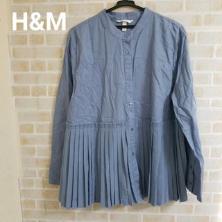 エイチアンドエム(H&M)のH&M プリーツ切替シャツ(シャツ/ブラウス(長袖/七分))