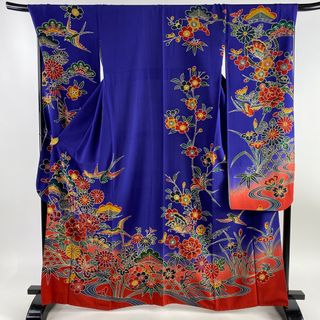 振袖 身丈164cm 裄丈70.5cm 正絹 美品 名品 【中古】(着物)