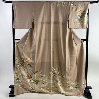 訪問着 身丈171cm 裄丈67.5cm 正絹 名品 【中古】(着物)