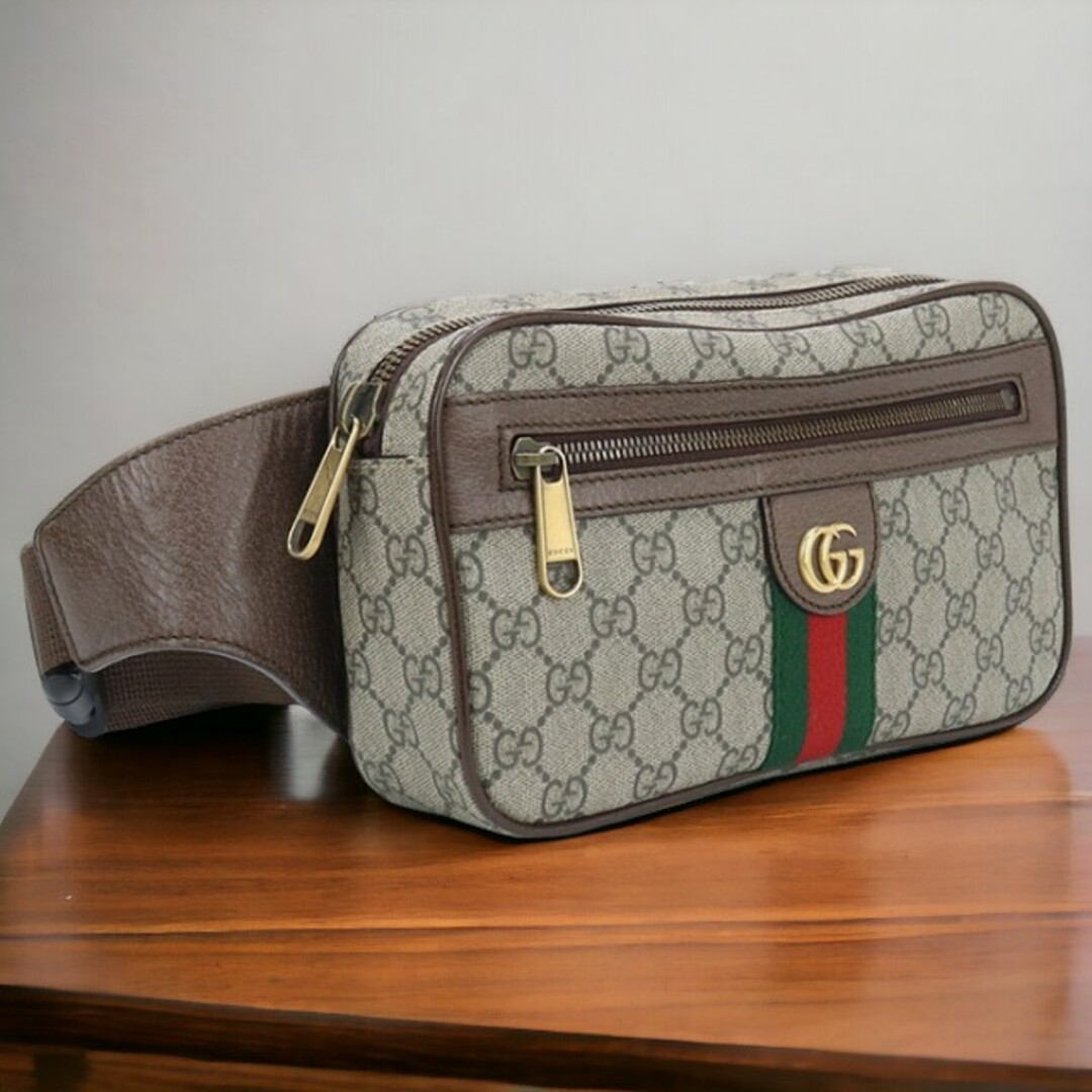 Gucci(グッチ)のグッチ GUCCI ボディバッグ メンズ 574796 97SIT 8747 オフィディア GGベルトバッグ メンズのバッグ(ボディーバッグ)の商品写真