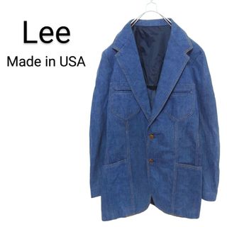 【Lee】70's USA製 Setタグ デニムテーラードジャケット A1879