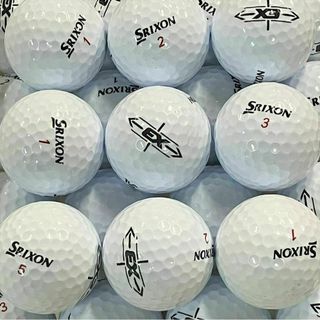 スリクソン(Srixon)の123・ロストボール スリクソン X3 ホワイト 20球 A+AB(その他)