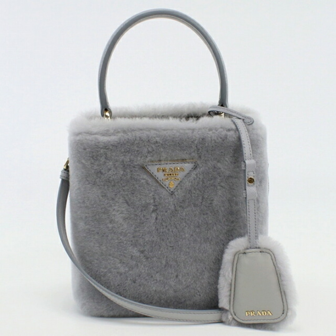 PRADA(プラダ)のプラダ PRADA ハンドバッグ レディース 1BA373 2ECY F0591 パニエ シアリング ミニバッグ レディースのバッグ(ハンドバッグ)の商品写真