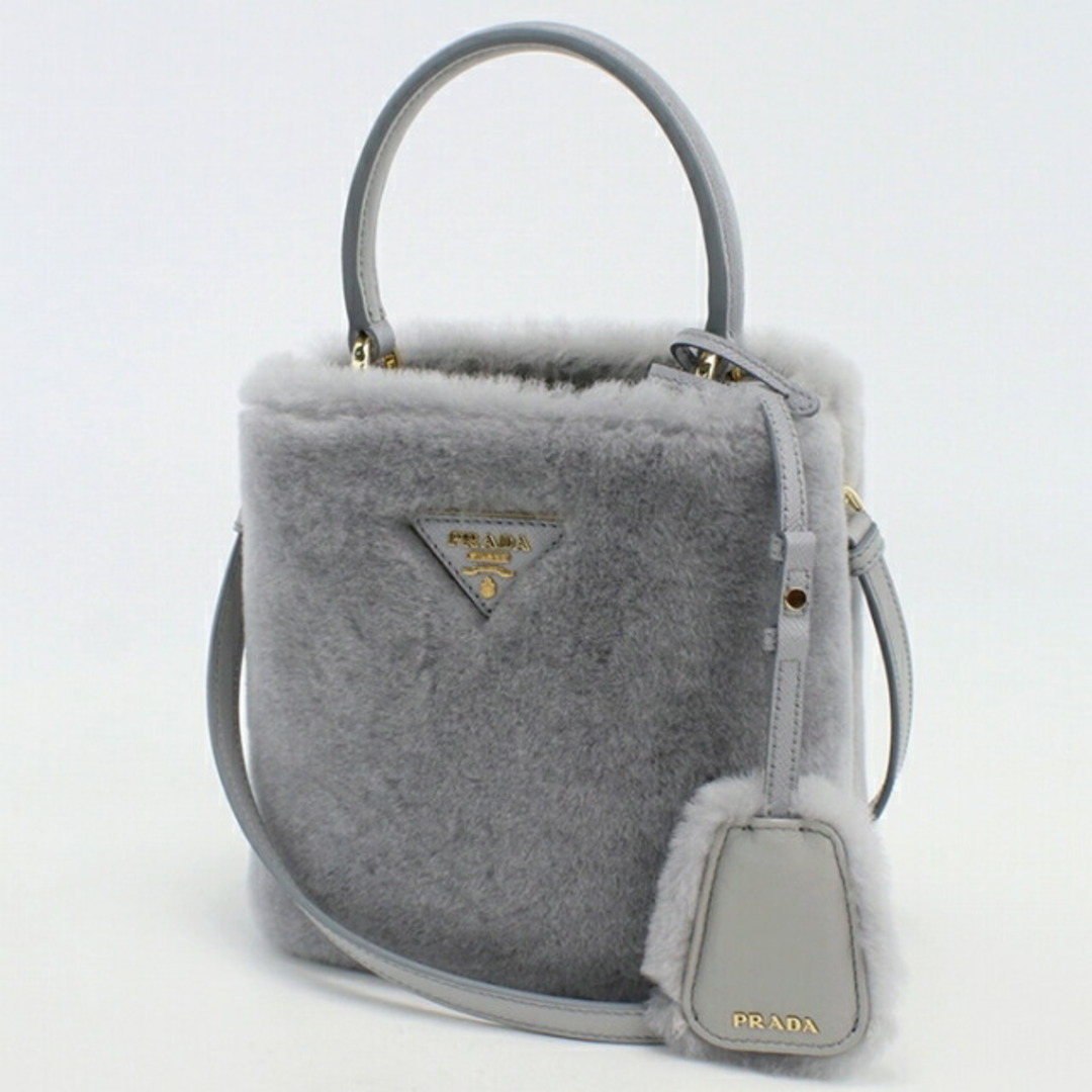 PRADA(プラダ)のプラダ PRADA ハンドバッグ レディース 1BA373 2ECY F0591 パニエ シアリング ミニバッグ レディースのバッグ(ハンドバッグ)の商品写真