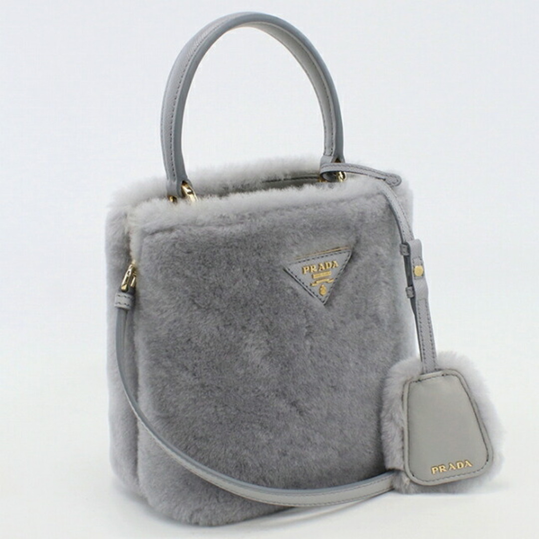 PRADA(プラダ)のプラダ PRADA ハンドバッグ レディース 1BA373 2ECY F0591 パニエ シアリング ミニバッグ レディースのバッグ(ハンドバッグ)の商品写真