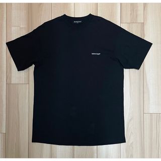 Balenciaga - ［新品同様］バレンシアガ　スモールロゴ　Tシャツ　ブラック　M