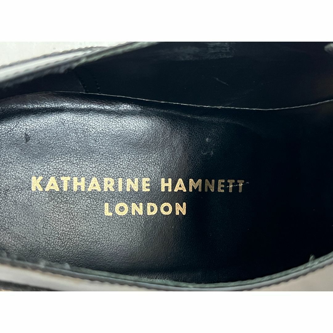KATHARINE HAMNETT(キャサリンハムネット)の美品 KATHARINE HAMNETT LONDON 27.5 レザーシューズ メンズの靴/シューズ(ドレス/ビジネス)の商品写真