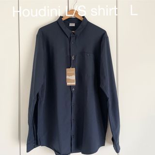 フディーニ(HOUDINI)の新品  Houdini Longsleeve shirt  L  ネイビーブルー(シャツ)