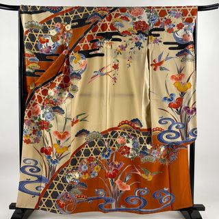 振袖 身丈161.5cm 裄丈67cm 正絹 美品 名品 【中古】(着物)