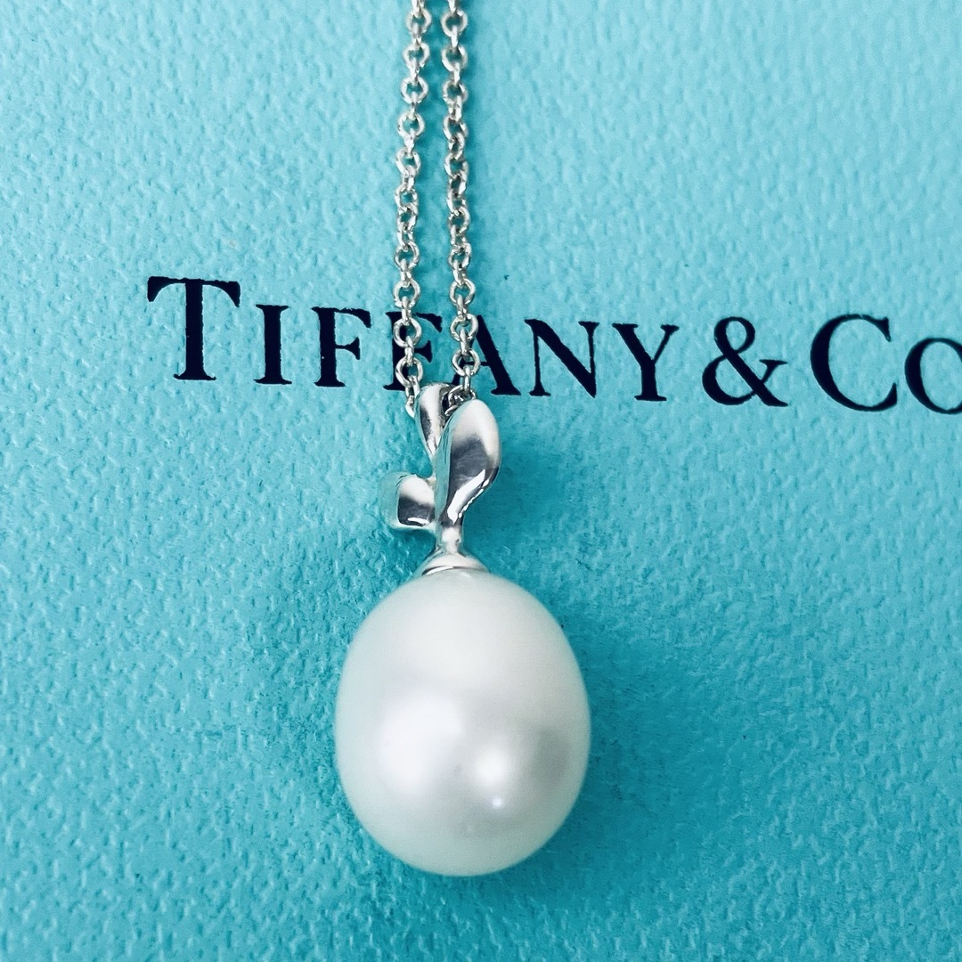 Tiffany & Co.(ティファニー)の【21-3025】ティファニー ネックレス オリーブリーフ パール 925 レディースのアクセサリー(ネックレス)の商品写真