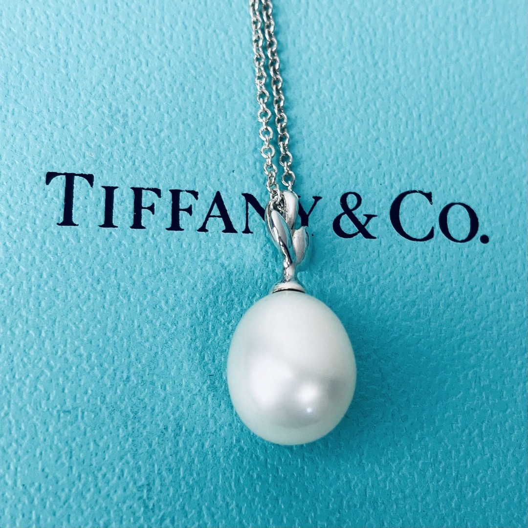 Tiffany & Co.(ティファニー)の【21-3025】ティファニー ネックレス オリーブリーフ パール 925 レディースのアクセサリー(ネックレス)の商品写真